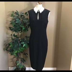 Eva Mendes Peter Pan Collar Dress